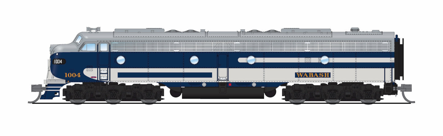 10306 EMD E8A, WAB 1004, Bluebird Paint Scheme, No-Sound / DCC-Ready, N