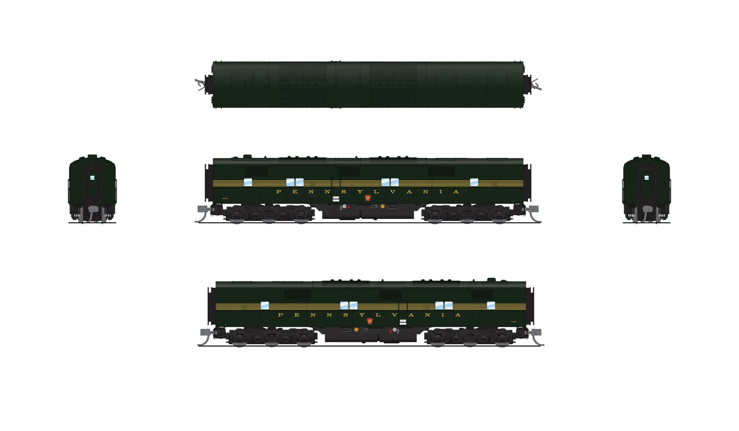 BLI 8772 EMD E7 A/B, PRR 5845A/5846B, DGLE 5-Stripe, A-Unit Paragon4 Sound/DC/DCC, B-Unit Unpowered, N