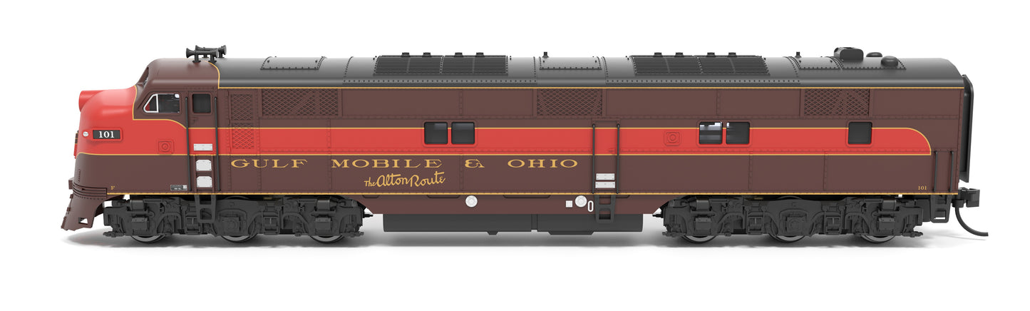 BLI 8832 EMD E7A, GM&O 101, As-Delivered, Paragon4 Sound/DC/DCC, N