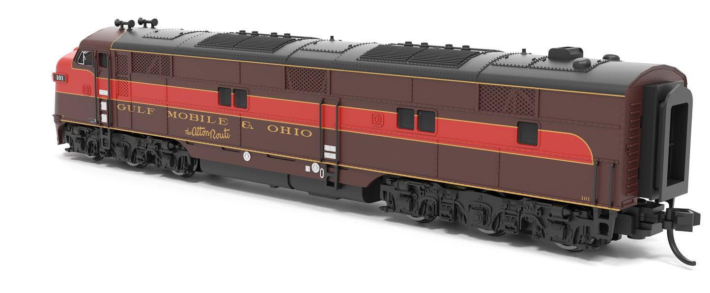 BLI 8832 EMD E7A, GM&O 101, As-Delivered, Paragon4 Sound/DC/DCC, N