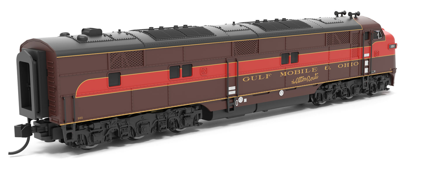 BLI 8832 EMD E7A, GM&O 101, As-Delivered, Paragon4 Sound/DC/DCC, N