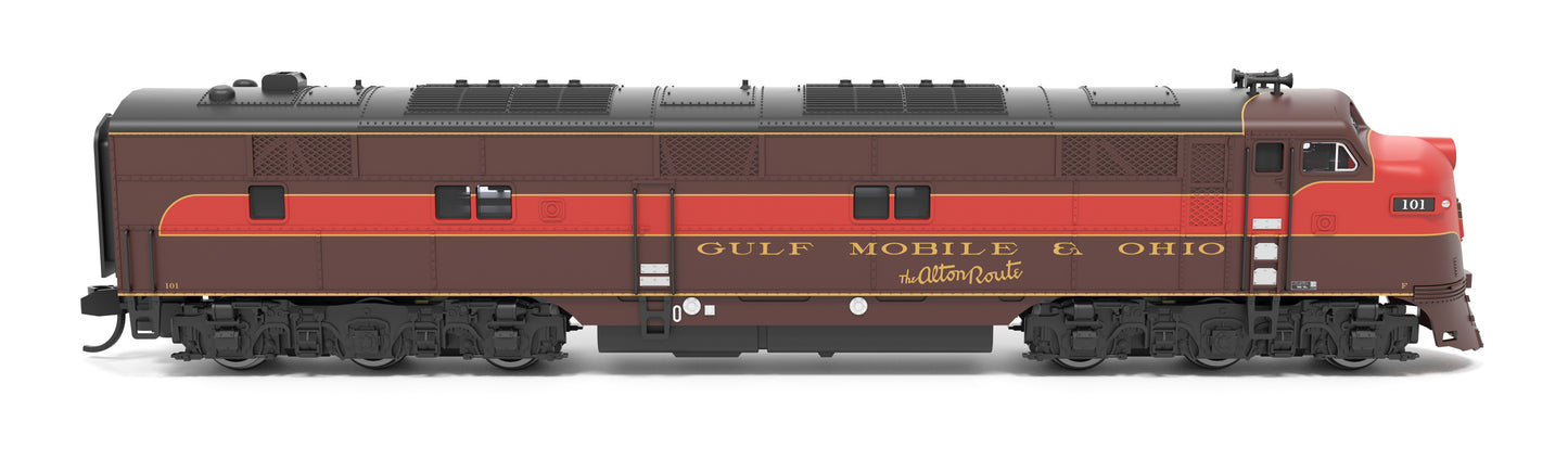 BLI 8832 EMD E7A, GM&O 101, As-Delivered, Paragon4 Sound/DC/DCC, N