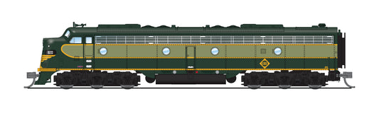 BLI 8839 EMD E8A, Erie 821, Two-Tone Green, No-Sound / DCC-Ready, N