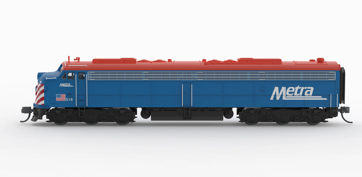 10315 EMD E8A, Metra 518, Commuter Blue, No-Sound / DCC-Ready, N
