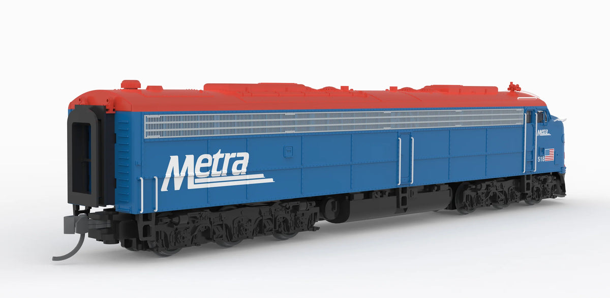 10315 EMD E8A, Metra 518, Commuter Blue, No-Sound / DCC-Ready, N