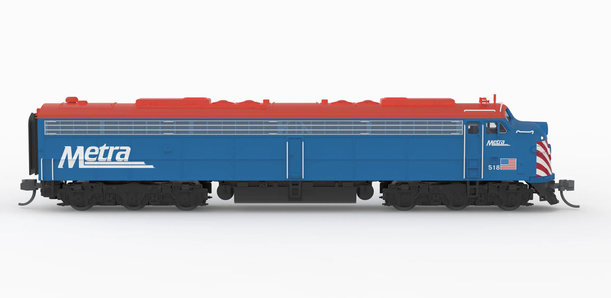 10315 EMD E8A, Metra 518, Commuter Blue, No-Sound / DCC-Ready, N