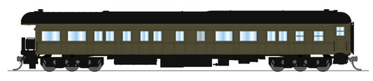 10781 Unlettered Business Car, Pullman Green w/ Clerestory Roof, N Scale