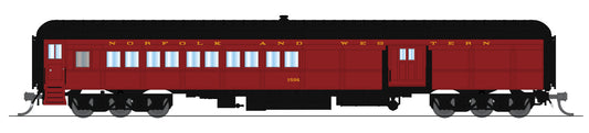 10799 N&W Coach-Baggage Combine, #1506, 1950's Tuscan w/ Gold, N Scale
