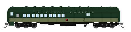 10800 NP Coach-Baggage Combine, #1195, Loewy Two-Tone Green, N Scale