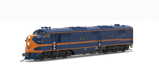 BLI EMD E7A, C&EI 1101, As Delivered, ESU LokSound Sound/DC/DCC, N