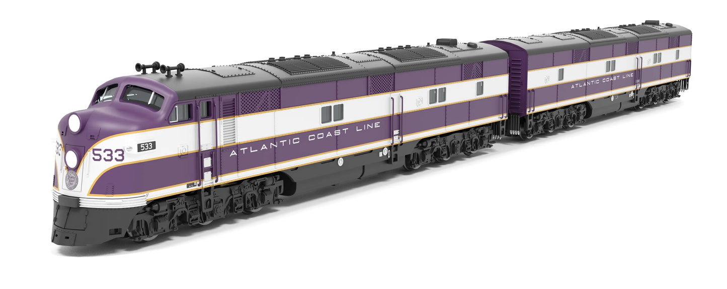 BLI 8760 EMD E7 A/B, ACL 533/760B, Purple & Silver, A-Unit Paragon4 Sound/DC/DCC, B-Unit Unpowered, N