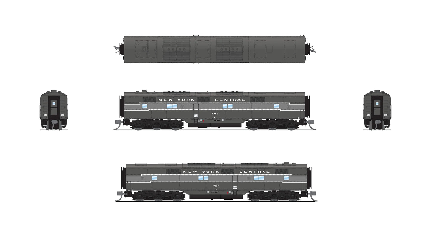 BLI 8771 EMD E7B, NYC 4105, Full Lightning Stripe, Paragon4 Sound/DC/DCC, N